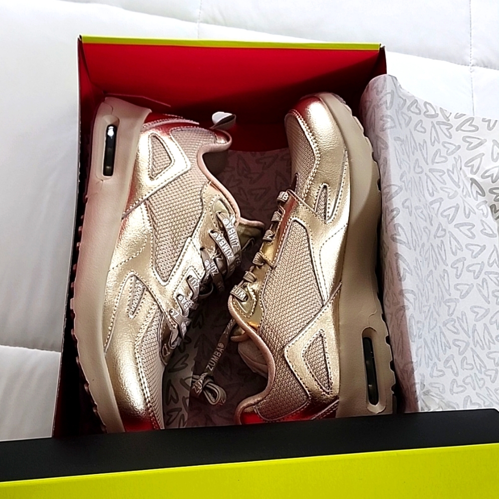 Gold Zumba Shoes